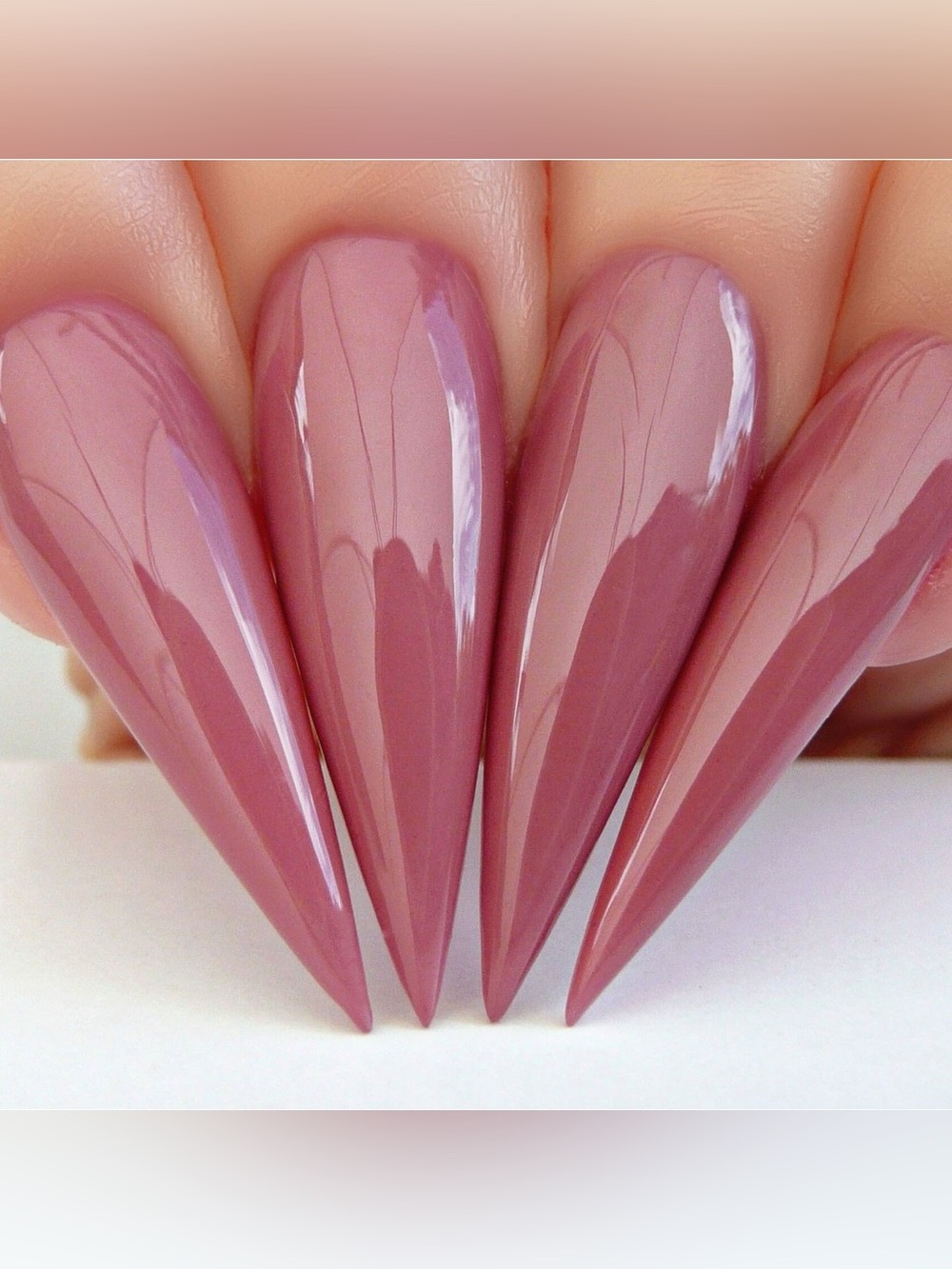 Kiara Sky Dip Powder Mauve a lil closer